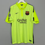 2014/15 BARCELONA MESSI #10 C/L THIRD SHIRT (XL) NIKE