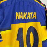 2001/02 PARMA NAKATA #10 HOME SHIRT (XL) CHAMPION