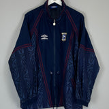 1996/97 IPSWICH TOWN TRACK JACKET (L) UMBRO