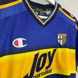 2001/02 PARMA NAKATA #10 HOME SHIRT (XL) CHAMPION