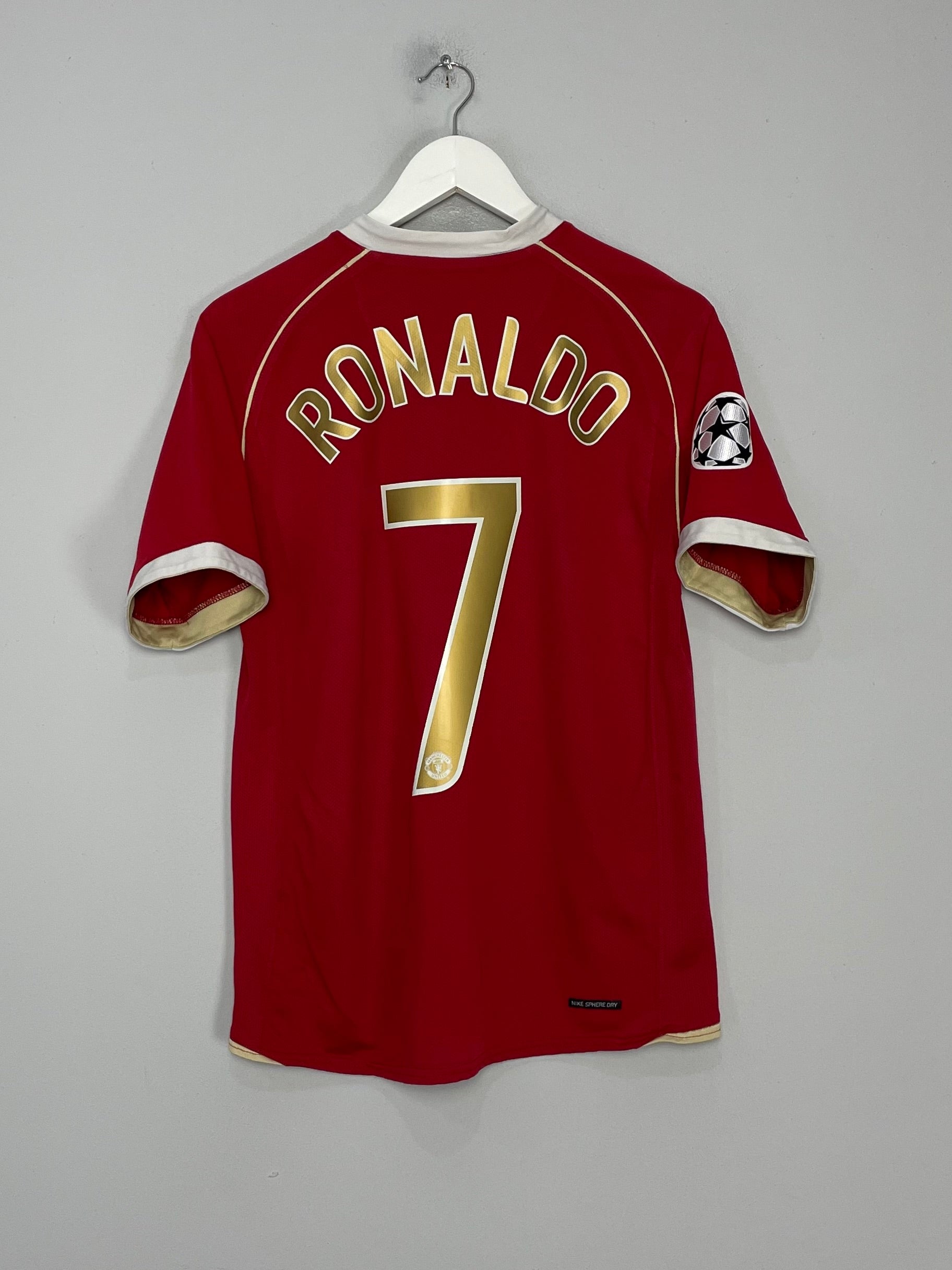 2006/07 MANCHESTER UNITED RONALDO #7 C/L HOME SHIRT (S) NIKE