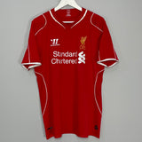 2014/15 LIVERPOOL GERRARD #8 HOME SHIRT (L) WARRIOR