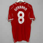 2014/15 LIVERPOOL GERRARD #8 HOME SHIRT (L) WARRIOR