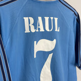 1999/00 REAL MADRID RAUL #7 AWAY SHIRT (M) ADIDAS