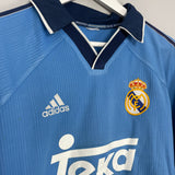 1999/00 REAL MADRID RAUL #7 AWAY SHIRT (M) ADIDAS