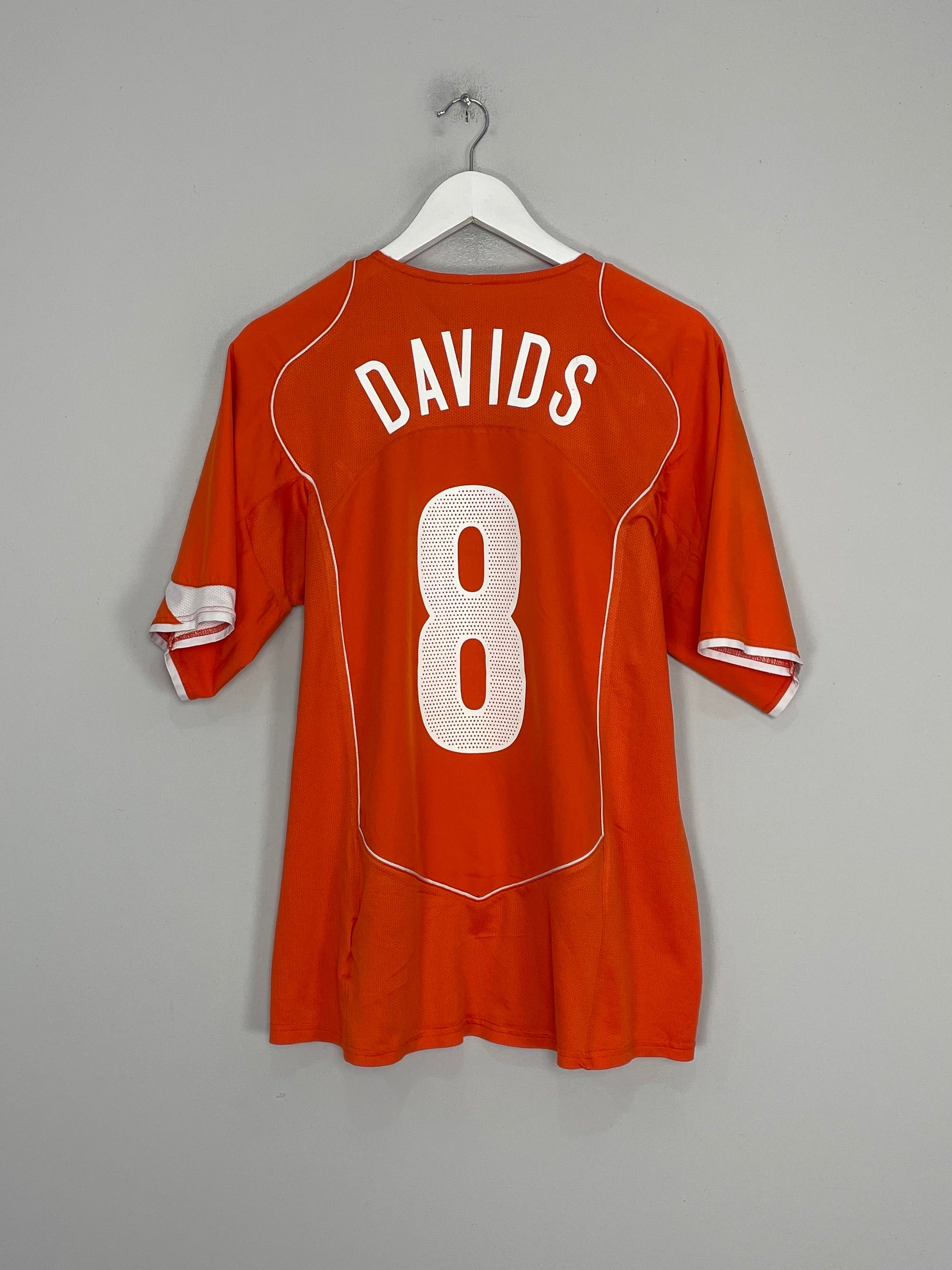 2004/06 NETHERLANDS DAVIDS #8 HOME SHIRT (L) NIKE