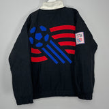 1994 USA WORLD CUP 1/4 ZIP JACKET (L) APEX ONE