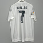 2015/16 REAL MADRID RONALDO #7 HOME SHIRT (XL) ADIDAS