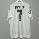 2015/16 REAL MADRID RONALDO #7 HOME SHIRT (XL) ADIDAS