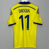 2014/15 CHELSEA DROGBA #11 AWAY SHIRT (S) ADIDAS