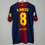 2012/13 BARCELONA A.INIESTA #8 HOME SHIRT (L) NIKE