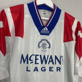 1992/94 RANGERS AWAY SHIRT (M) ADIDAS