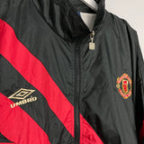 1992/93 MANCHESTER UNITED TRACK JACKET (XL) UMBRO