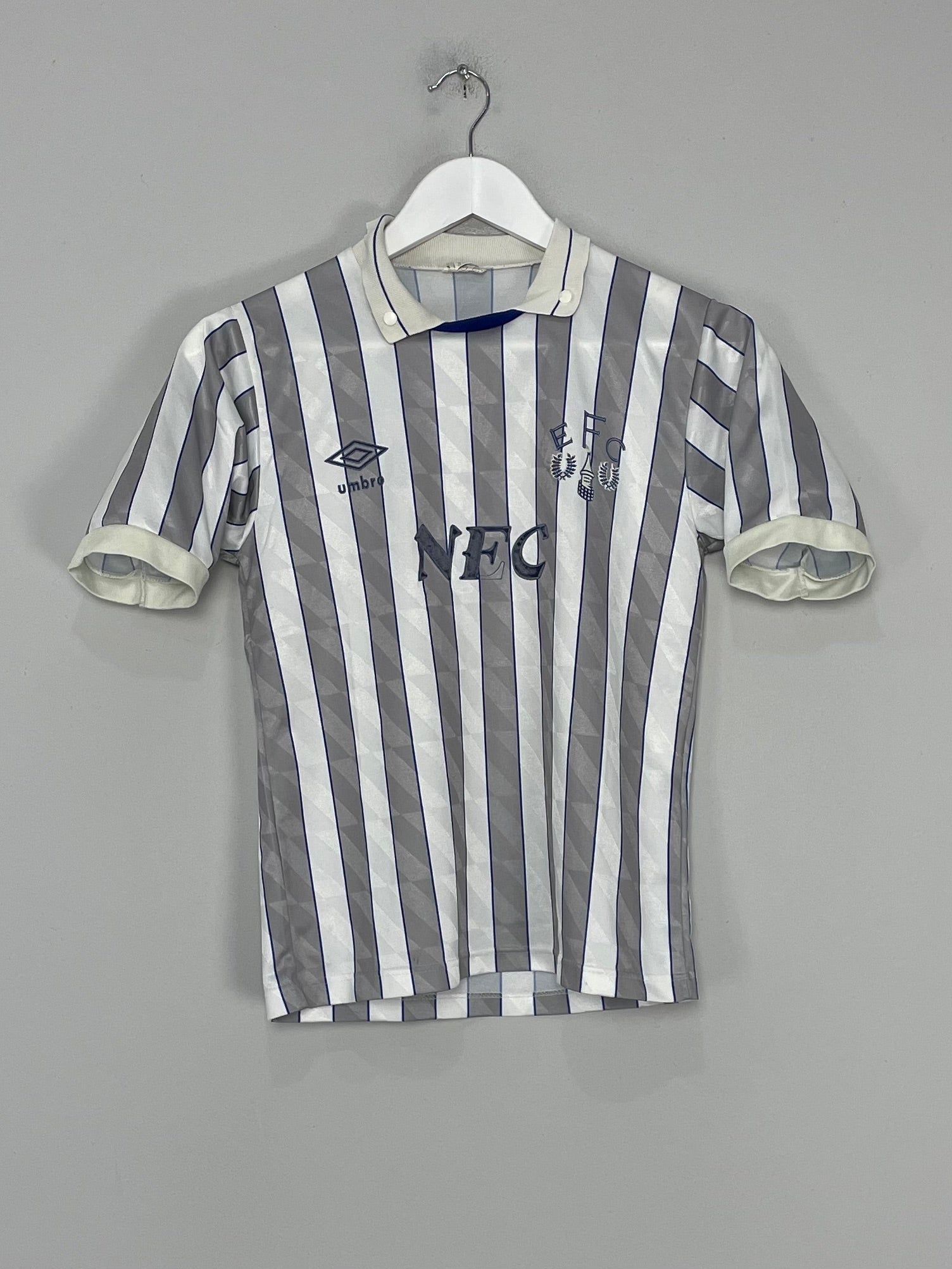 1988/90 EVERTON AWAY SHIRT (XS) UMBRO