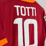 2011/12 ROMA TOTTI #10 HOME SHIRT (L) KAPPA