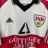 1997/98 STUTTGART ZEYER #8 HOME SHIRT (L) ADIDAS