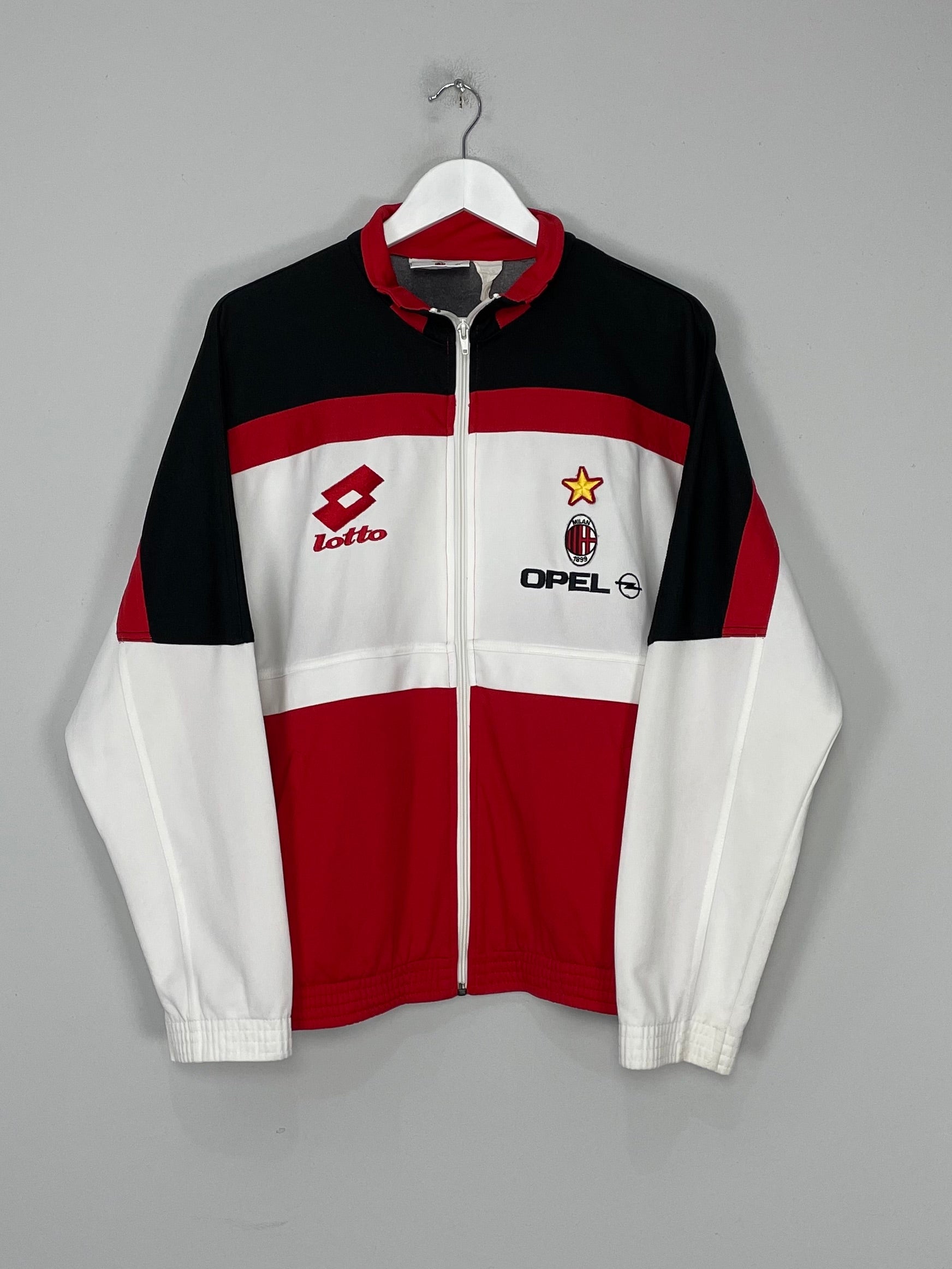 1995/96 AC MILAN TRACK JACKET (M) LOTTO