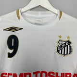 2007/08 SANTOS #9 HOME SHIRT (S) UMBRO