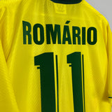 1994/96 BRAZIL ROMARIO #11 *BNWOT* HOME SHIRT (XXL) UMBRO