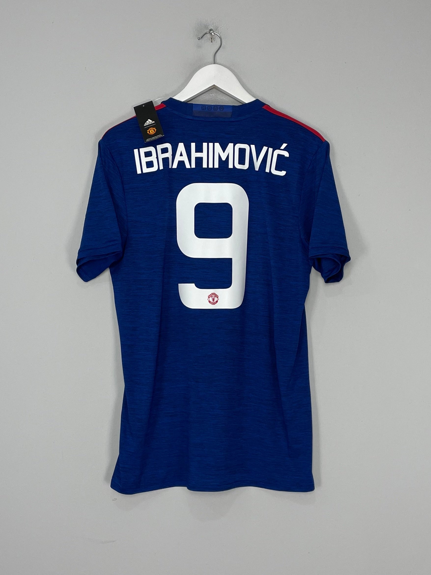 2016/17 MANCHESTER UNITED IBRAHIMOVIC #9 *BNWT* AWAY SHIRT (M) ADIDAS