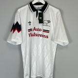 1991/93 DERBY COUNTY *BNWT* RE-ISSUE HOME SHIRT (L) UMBRO