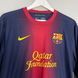 2012/13 BARCELONA MASCHERANO #14 L/S HOME SHIRT (L) NIKE