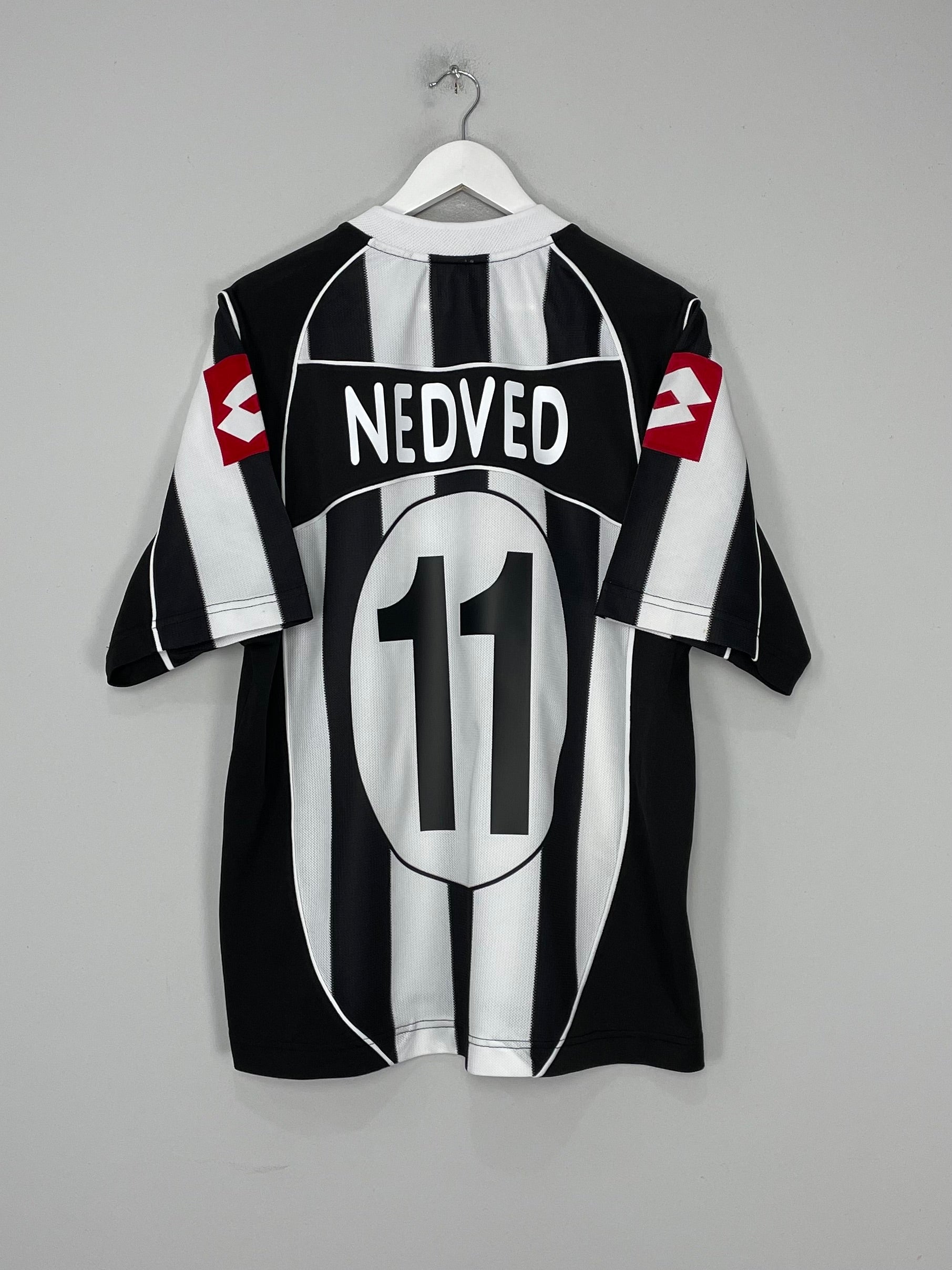 2002/03 JUVENTUS NEDVED #11 HOME SHIRT (L) LOTTO