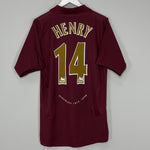 2005/06 ARSENAL HENRY #14 HOME SHIRT (M) NIKE