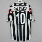 2001/02 JUVENTUS DEL PIERO #10 HOME SHIRT (XL) LOTTO