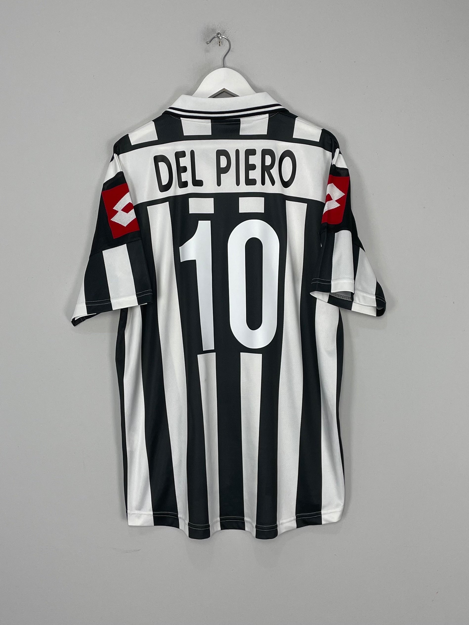 2001/02 JUVENTUS DEL PIERO #10 HOME SHIRT (XL) LOTTO