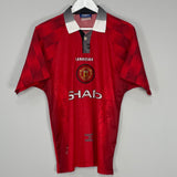 1996/98 MANCHESTER UNITED CANTONA #7 HOME SHIRT (M) UMBRO