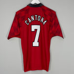 1996/98 MANCHESTER UNITED CANTONA #7 HOME SHIRT (M) UMBRO