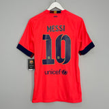 2014/15 BARCELONA MESSI #10 *BNWT* AWAY SHIRT (S) NIKE