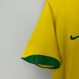 2006/07 BRAZIL RONALDO #9 HOME SHIRT (M) NIKE