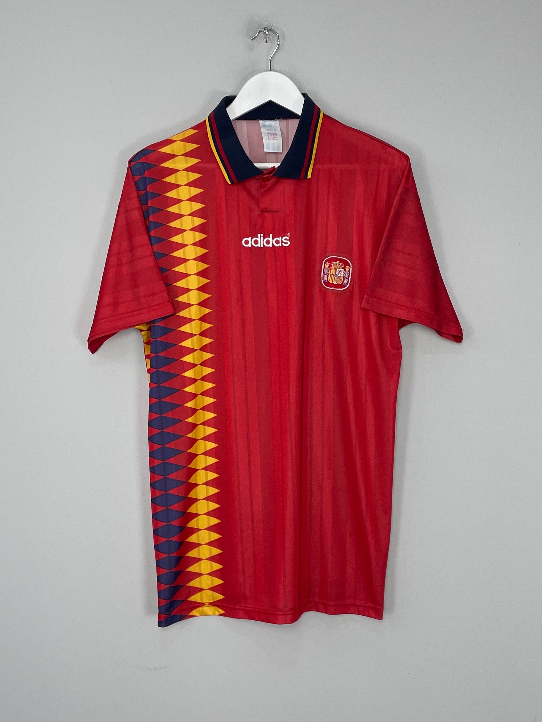 1994/96 SPAIN HOME SHIRT (L) ADIDAS