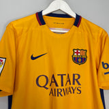 2015/16 BARCELONA MESSI #10 AWAY SHIRT (M) NIKE