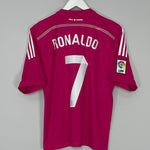 2014/15 REAL MADRID RONALDO #7 AWAY SHIRT (M) ADIDAS