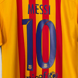 2015/16 BARCELONA MESSI #10 AWAY SHIRT (M) NIKE