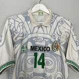 1996/98 MEXICO DEL OLMO #14 AWAY SHIRT (M) ABA SPORT