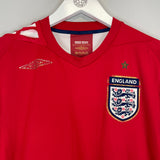 2006/08 ENGLAND L/S AWAY SHIRT (S) UMBRO