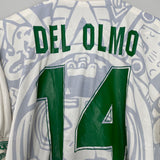 1996/98 MEXICO DEL OLMO #14 AWAY SHIRT (M) ABA SPORT