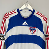 2008/09 FC DALLAS *PLAYER ISSUE* L/S AWAY SHIRT (M) ADIDAS