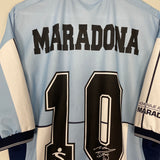 2001 ARGENTINA DIEGO MARADONA #10 TESTIMONIAL SHIRT (M) FILA