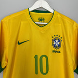 2012/13 BRAZIL NEYMAR JR #10 HOME SHIRT (L) NIKE