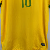 2012/13 BRAZIL NEYMAR JR #10 HOME SHIRT (L) NIKE