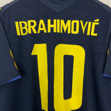 2008/09 SWEDEN IBRAHIMOVIC #9 AWAY SHIRT (L) UMBRO