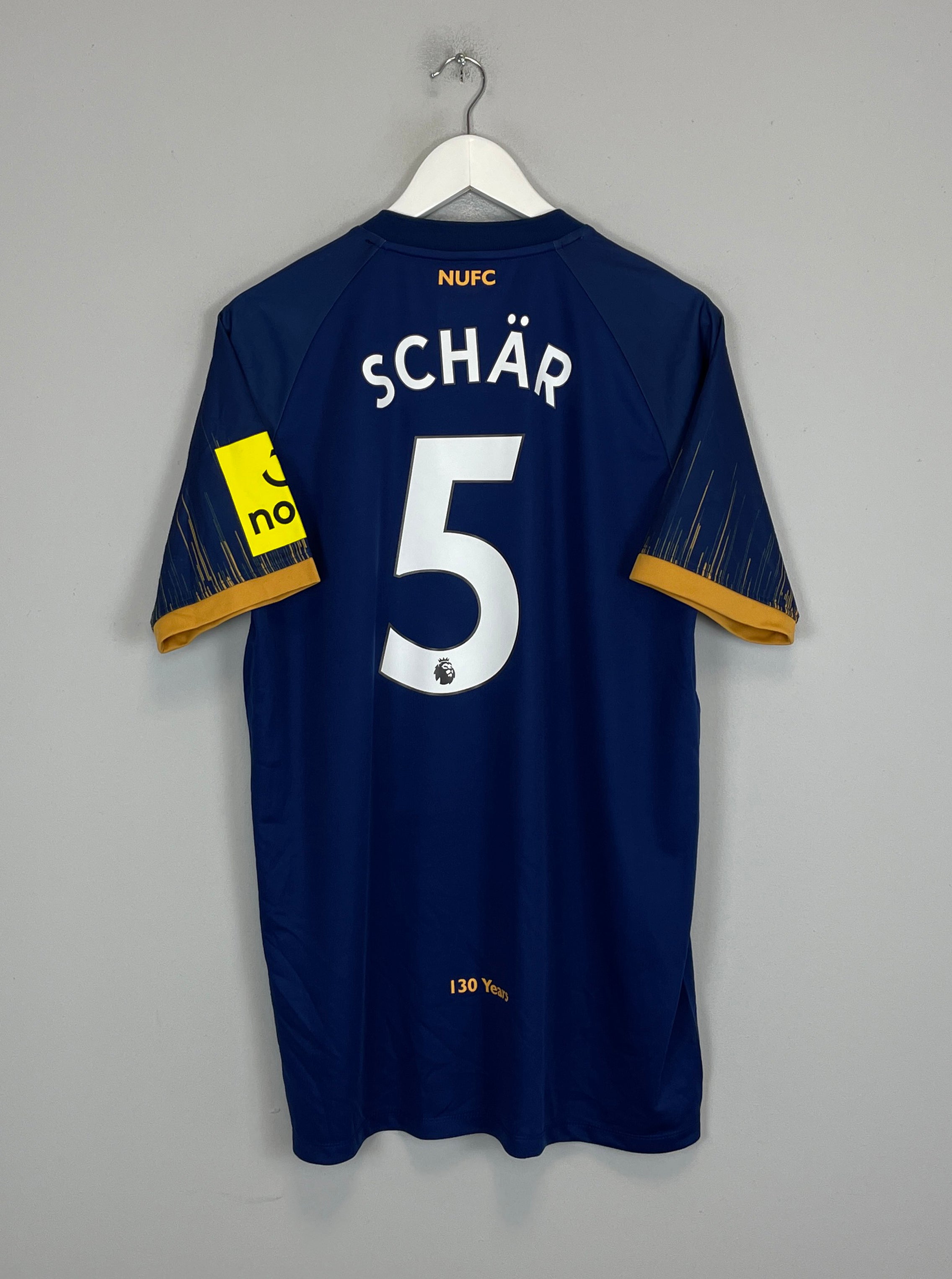 2022/23 NEWCASTLE UNITED SCHAR #5 AWAY SHIRT (XL) CASTORE