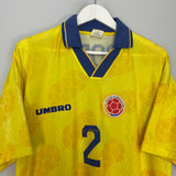 1994/95 COLOMBIA ESCOBAR #2 HOME SHIRT (XL) UMBRO