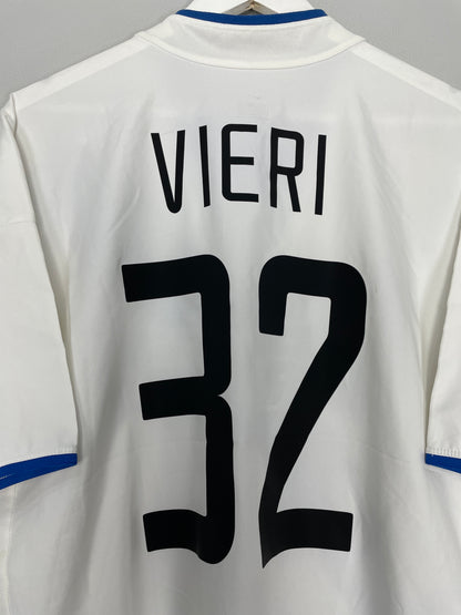 2002/03 INTER MILAN VIERI #32 AWAY SHIRT (XL) NIKE