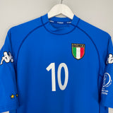 2002/03 ITALY TOTTI #10 HOME SHIRT (XL) KAPPA